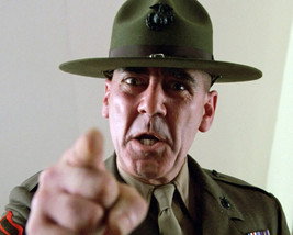 R. Lee Ermey Full Metal Jacket 16x20 Canvas Drill Sergeant Pointing Classic - £55.74 GBP