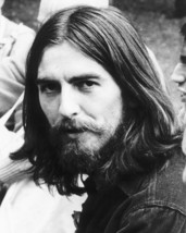 George Harrison B&W 16x20 Canvas Giclee Long Hair Early 70'S - £55.05 GBP