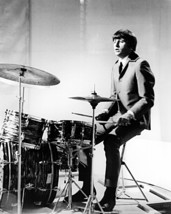 Ringo Starr On Drums The Beatles 16x20 Canvas Giclee - £55.12 GBP