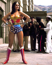 Lynda Carter Color 16x20 Canvas Giclee Wonder Woman - $69.99