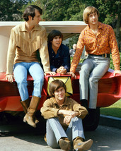 The Monkees 16x20 Canvas Davy Jones Mickey Dolenz Peter Tork Group By Car Pose - £55.94 GBP