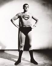George Reeves Adventures Of Superman B&amp;W 16x20 Canvas Giclee - £55.77 GBP