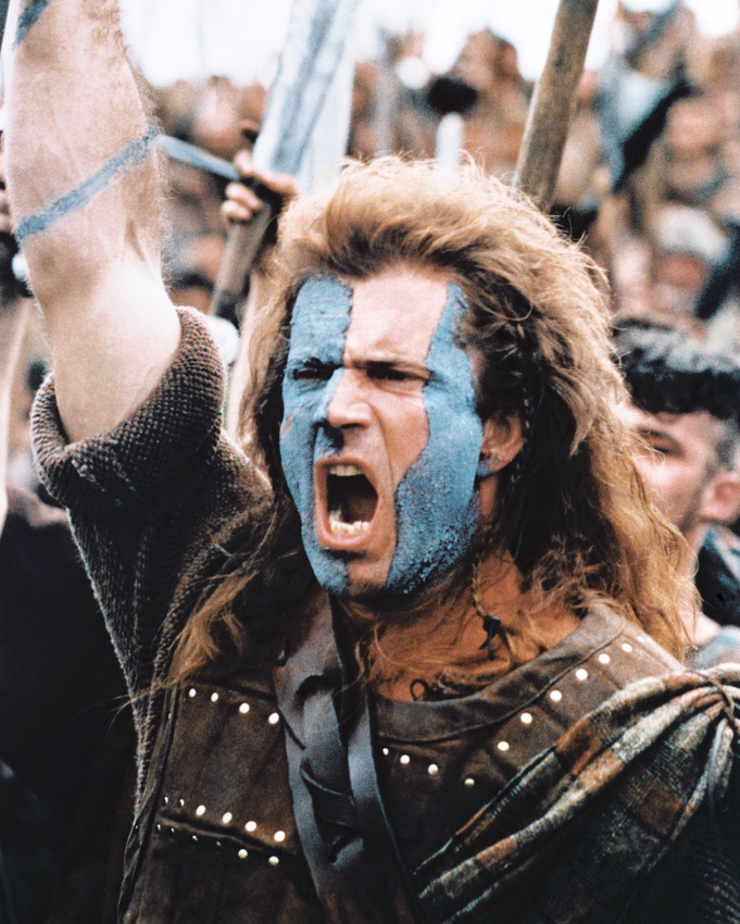Mel Gibson Braveheart Color 16x20 Canvas Giclee - $69.99