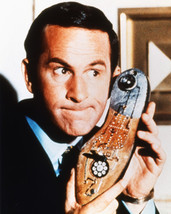Don Adams Get Smart Color 16x20 Canvas Giclee With Shoe Phone - $69.99