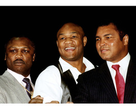 Muhammad Ali Joe Frazier George Foreman Boxing 16x20 Canvas Giclee - £55.05 GBP