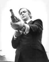 Michael Caine Get Carter Canvas Dramatic Iconic Pose Pointing Shotgun 1971 - $69.99