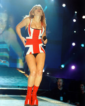 Spice Girls Geri Halliwell Union Jack Leggy 16x20 Canvas Giclee - $69.99