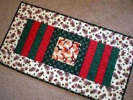 Striped &#39;Quilt as You Sew&#39; Table Runner Tutorial PATTERN in PDF FORMAT - $2.75