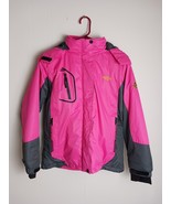 Women&#39;s Pink Wantdo Winter Jacket Full Zip Hooded Size S - $833.27 MXN