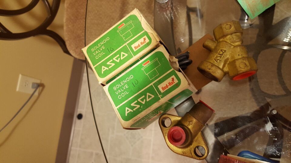 New ASCO Solenoid Valve Coil and Connector LOT of 4  PN#-  96-619-1-D  1... - $30.39