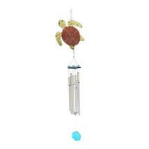 Sea Turtle Wind Chime Beadworx Glass beads Beaded Wire Tortuga - $32.62
