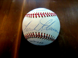 Frank Robinson Hof Reds Orioles Signed Auto Vintage Spalding Baseball Jsa 3 - $197.99