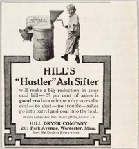 1910 Print Ad Hill&#39;s Hustler Ash Sifter To Find Good Coal Worcester,MA - £5.60 GBP