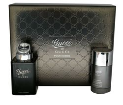 Gucci Pour Homme Cologne 3.0 Oz Eau De Toilette Spray 2 Pcs Gift Set image 2