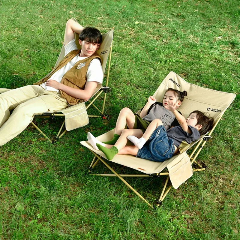 Outdoor Portable Beach Chair Folding Moon Chair Office Hiking Picnic Seat - £98.26 GBP+