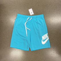 Nike Sportswear Alumni Men Shorts Loose Fit AR2375-416 Baltic Blue White... - £31.42 GBP