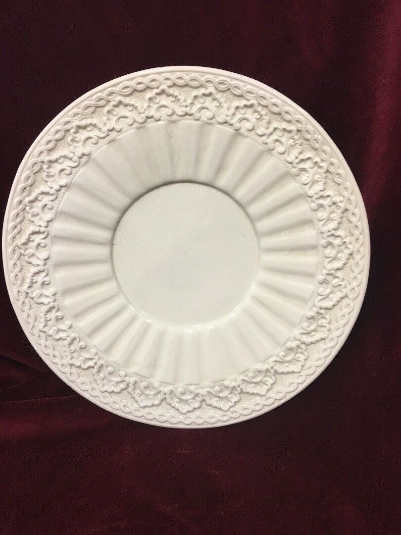 ITALY Hand made numbered embossed 14 inches  Italian pottery Regency Italian - $46.52