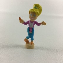Polly Pocket Egg Painting Girl #111 Micro Mini Figure Doll Vintage 1990's Toy - $19.75