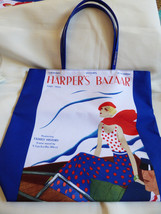 Estee Lauder Harper&#39;s Bazaar Magazine Tote Shopping Bag Retro New - $17.82