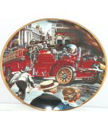 Fire Truck Museum Collector Plate 1922 Ahrens Fox Franklin Mint Retired ... - £39.92 GBP