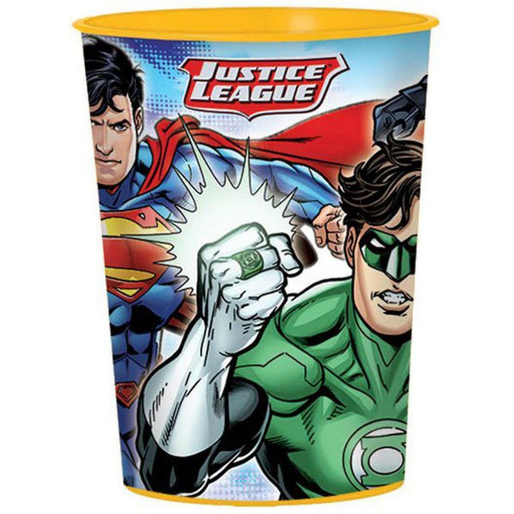 Justice League Keepsake Stadium Party Favor 16 oz Cup Birthday Supplies New - $2.25