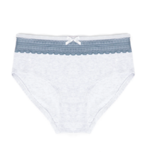 Splendies Luna Bikini Panties Size 4X Comfortable Cotton Lace Trim Linge... - $11.30