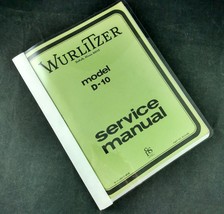 WURLITZER D-10 Explorer Spinet Organ Service Manuals w/ Schematics &amp; Par... - £23.46 GBP