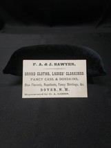 1860s Business Card F.A. &amp; J. Sawyer, Dover New Hampshire Clothing Manuf... - $18.52