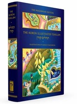 Beautiful Koren Illustrated Hebrew English Jonathan Sacks Tehillim Psalms - £15.79 GBP