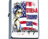 President Donald Trump Girl 2024 L10 Windproof Refillable Flip Top Oil L... - $14.80