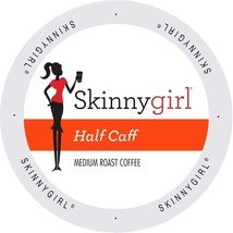 Skinnygirl Half Caff Medium Roast Coffee 24 to 120 Keurig K cups Pick Any Size  - £23.20 GBP+