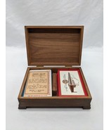 *Missing 1 Joker*Redi-Slip Remembrance Playing Card Decks With Wooden Case - €16,94 EUR