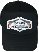 CP I&#39;m Your Huckleberry with Crossed Pistols HAT - Black - Veteran Owned Busines - £14.38 GBP