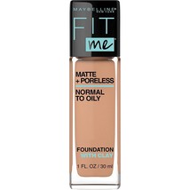 Maybelline Fit Me Foundation Matte Poreless Normal Oily #320 Natural Tan... - $5.00