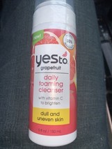 YES TO Grapefruit Daily Foaming Cleanser w/ Vit C for Dull Uneven Skin 5... - £12.50 GBP