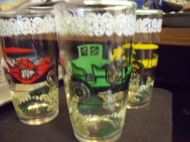 Anique Car Glasses by Anchor Hocking (3) - $30.00