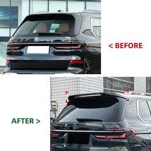 Carbon Look Rear Trunk Spoiler Wing Roof Lip Fit fits BMW X7 G07 2019-2024 2020 - £198.94 GBP