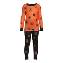 Minecraft Boys Halloween Mix Match Pajama 2-Piece Set, Orange/Black Size 8 - $16.82