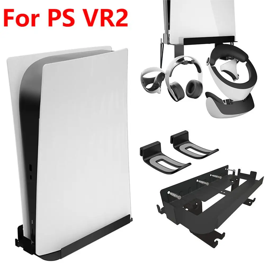 Wall Mount Storage Bracket For PS5 Stand Space Saving Gamepad Holder for - £19.02 GBP+