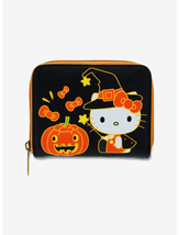 Loungefly Sanrio Hello Kitty Halloween Pumpkin Mini Zipper Wallet - $25.00