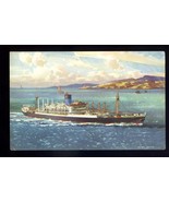 ca1147 - Blue Funnel Cargo Ship - Jason - by Walter Thomas - postcard 5.... - $4.34 CAD