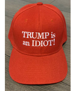 FLUSH THE T**D Trump is an IDIOT Elections EMBROIDERED Democratic Hat Anti TRUMP - $17.49
