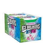 ICE BREAKERS Duo Fruit Plus Cool Watermelon Sugar Free Breath Mints Tins... - £36.50 GBP