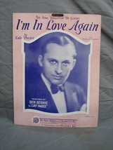Antique 1900s &quot;I&#39;m In Love Again&quot; Sheet Music #206 - £15.56 GBP