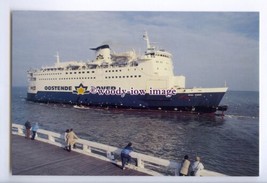 SIM0177 - Belgian Oostende Lines Ferry - Prins Albert , built 1978 - postcard - $2.54