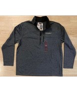 NWT MSRP $75 Men Sweater Eddie Bauer Bridgeport 1/2 zipper Size XXL Gray - £20.72 GBP