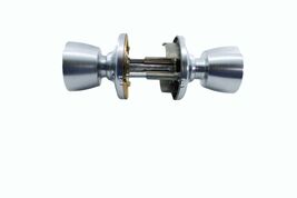 Kwikset Abbey Polished Satin Chrome Keyed Entry Door Knob - $13.75