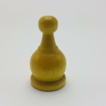 Parcheesi Yellow Pawn Token Replacement Game Piece Wooden Ludo Jue De Dada 1938 - $3.95