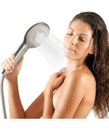 High Pressure Handheld Shower Head, Ionic Filtration Shower Hea (Brushed... - £15.28 GBP