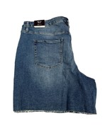 Ava &amp; Viv Womens 24W Denim Jean Shorts Cutoff Distressed High Rise 7&quot; St... - $14.89